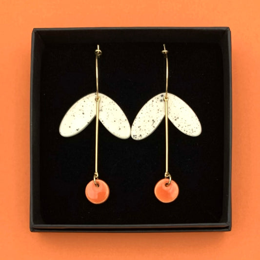 Boucles Pistil, orange